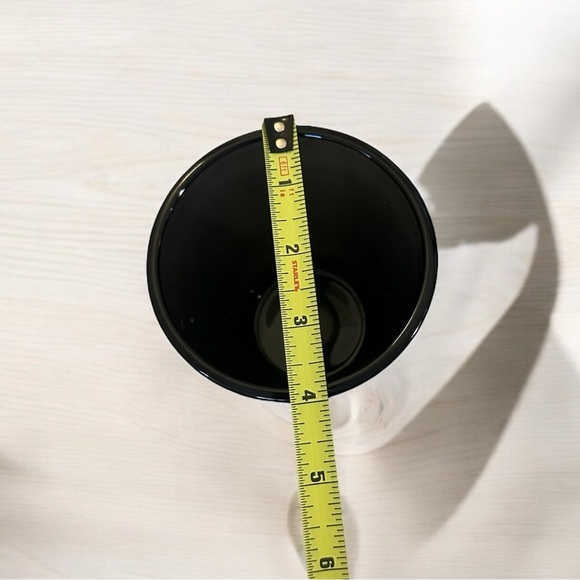 5” Black Glass Vase - Picture 8 of 9